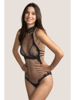 Body Résille Noir ZAHA -sous-vêtement boutique body resille noir zaha 3