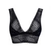 Brassière Sans Armature Noir TRESSAGE GRAPHIC -sous-vêtement boutique brassiere sans armature noir tressage graphic