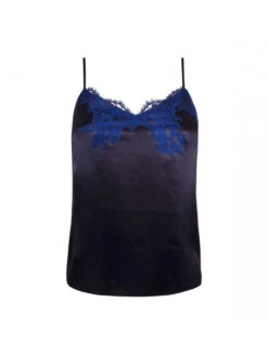 Caraco Soie Bleu Bermudes SPLENDEUR SOIE -sous-vêtement boutique caraco soie bleu bermudes splendeur soie 3