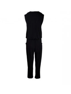Combinaison Pantalon Noir AJOURAGE COUTURE -sous-vêtement boutique combinaison pantalon noir ajourage couture 2