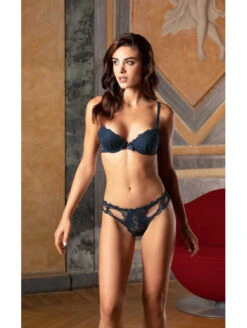 Soutien-gorge Coque Bleu SOIR DE VENISE -sous-vêtement boutique coque progressive soir de venise bleu 1 4