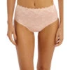 Wacoal Culotte Haute Ventre Plat Rose EGLANTINE 1 Wacoal Culotte Haute Ventre Plat Rose EGLANTINE -sous-vêtement boutique culotte haute ventre plat rose eglantine