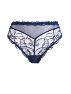 Culotte Taille Haute Sexy Bleu SOIR DE VENISE