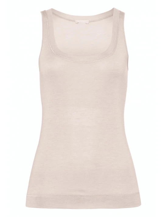 HANRO Débardeur Vanille SOIE ET CACHEMIRE 6 HANRO Débardeur Vanille SOIE ET CACHEMIRE – Image 4
