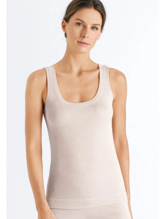 HANRO Débardeur Vanille SOIE ET CACHEMIRE 3 HANRO Débardeur Vanille SOIE ET CACHEMIRE