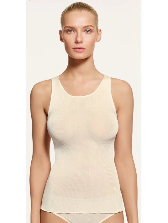 Top Bretelles Larges LAINE ET SOIE 4 Top Bretelles Larges LAINE ET SOIE – Image 2