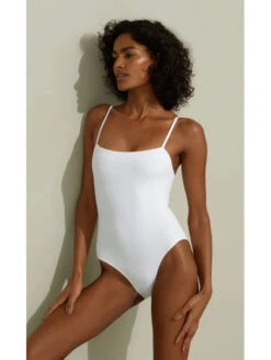 ERES Maillot 1 Pièce Blanc AQUARELLE