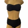 Maillot 2 Pièces Bandeau Noir GINA LUNA -sous-vêtement boutique maillot 2 pieces bandeau noir gina luna