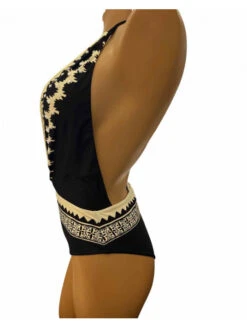 Maillot De Bain Une Pièce Imprimé Noir & Blanc -sous-vêtement boutique maillot de bain une piece imprime noir blanc 2