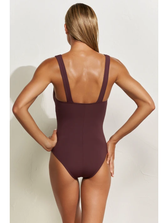 Maillot Une Pièce Chocolat V-SCOOP 7 Maillot Une Pièce Chocolat V-SCOOP – Image 5