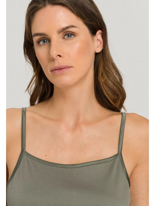 HANRO Nuisette Coton Kaki CLEO 4 HANRO Nuisette Coton Kaki CLEO – Image 2