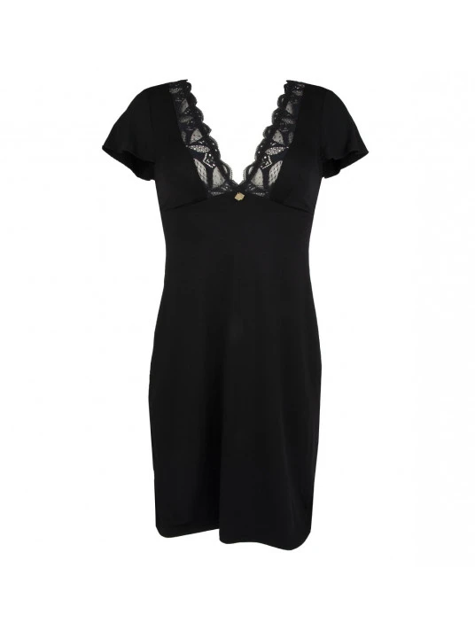 Nuisette Sexy Noir STRICTO SENSUELLE 4 Nuisette Sexy Noir STRICTO SENSUELLE – Image 2