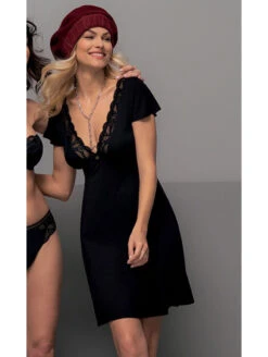 Nuisette Sexy Noir STRICTO SENSUELLE