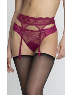 Porte Jarretelles Fuchsia SUBLIME EN DENTELLE