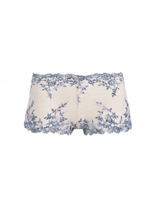 Wacoal Shorty Taille Haute Bleu Pastel EMBRACE LACE 5 Wacoal Shorty Taille Haute Bleu Pastel EMBRACE LACE – Image 3