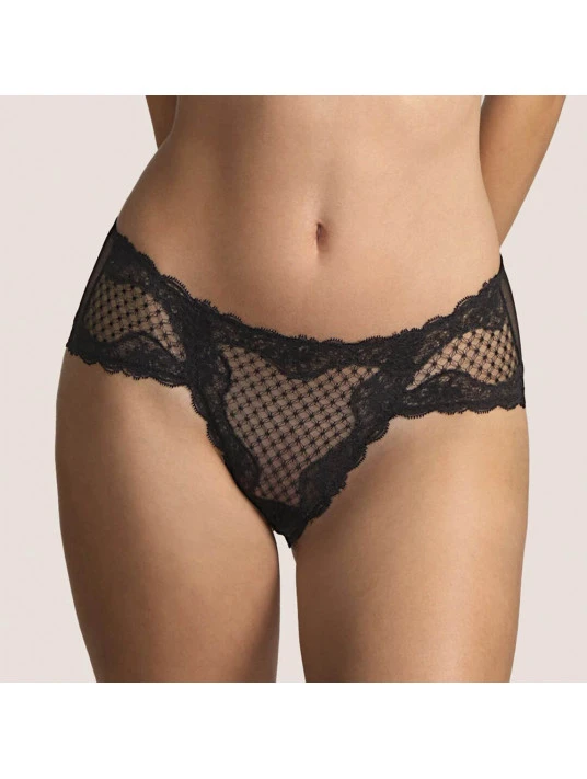 Slip Brésilien Noir ZAHA 4 Slip Brésilien Noir ZAHA – Image 2