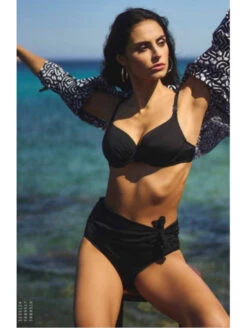 Slip De Bain Taille Haute à Revers -sous-vêtement boutique slip de bain taille haute a revers 1