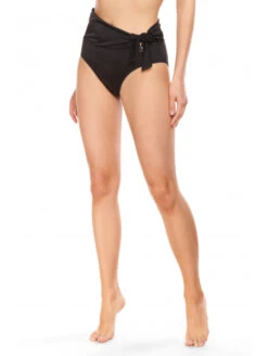 Slip De Bain Taille Haute à Revers -sous-vêtement boutique slip de bain taille haute a revers 4
