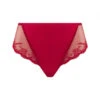 Slip Haut Rouge SPLENDEUR SOIE -sous-vêtement boutique slip haut rouge splendeur soie