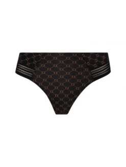 Slip Noir BIJOU DU JOUR 6 Slip Noir BIJOU DU JOUR -sous-vêtement boutique slip noir bijou du jour 1