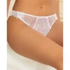 Slip Séduction Blanc CRYSTAL POESIE -sous-vêtement boutique slip seduction blanc crystal poesie