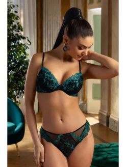 Slip Séduction SECRETE EMERAUDE -sous-vêtement boutique slip seduction secrete emeraude 2