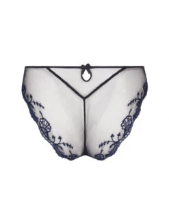 Slip Séduction Soie Bleu Bermudes SPLENDEUR SOIE -sous-vêtement boutique slip seduction soie bleu bermudes splendeur soie 2