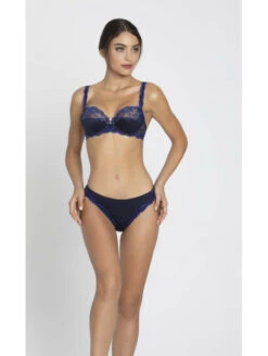 Slip Séduction Soie Bleu Bermudes SPLENDEUR SOIE -sous-vêtement boutique slip seduction soie bleu bermudes splendeur soie 3