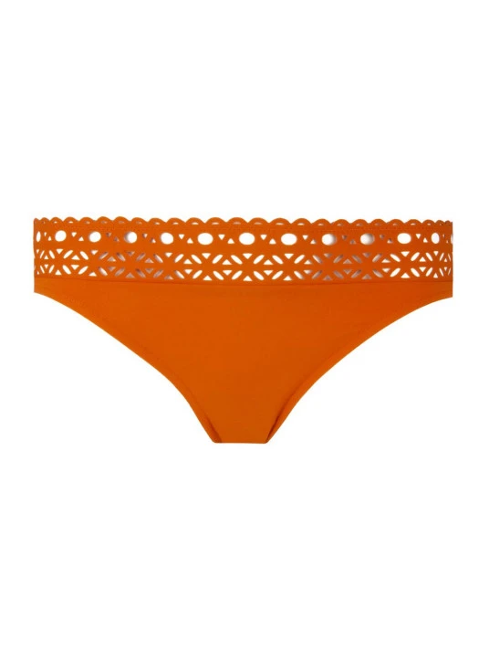 Slip Taille Basse Orange AJOURAGE COUTURE 3 Slip Taille Basse Orange AJOURAGE COUTURE