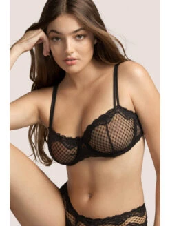 Soutien-gorge Balconnet Noir ZAHA -sous-vêtement boutique soutien gorge balconnet noir zaha 1