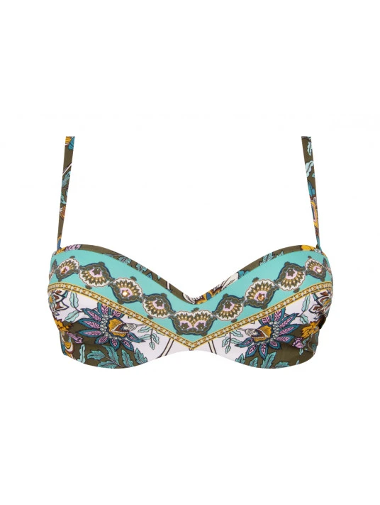Soutien-gorge Bandeau à Coque FLEUR PERSANE 3 Soutien-gorge Bandeau à Coque FLEUR PERSANE