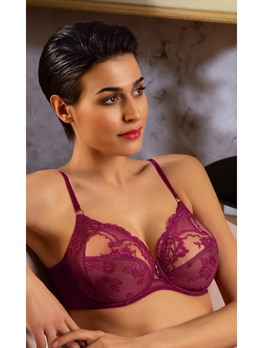 Soutien-gorge Bien-être Fuchsia SUBLIME EN DENTELLE 6 Soutien-gorge Bien-être Fuchsia SUBLIME EN DENTELLE – Image 4
