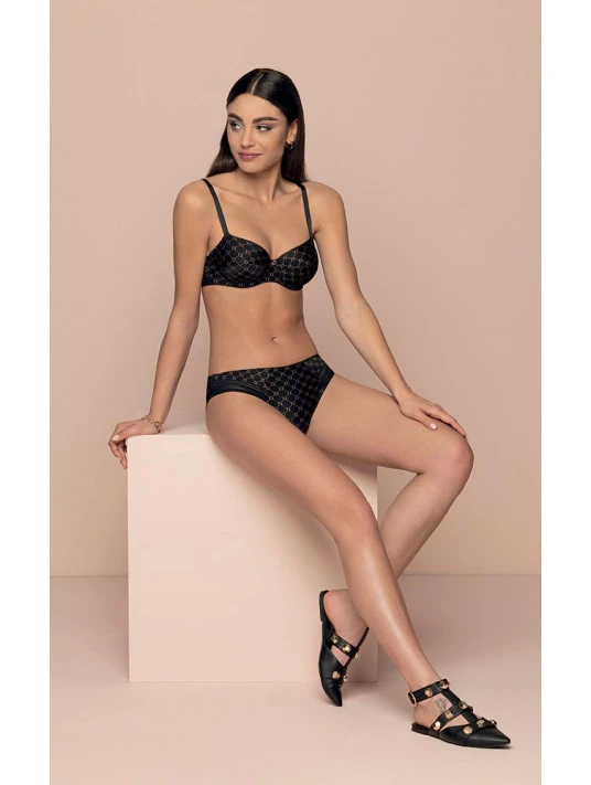 Soutien-gorge Coque Noir BIJOU DU JOUR 6 Soutien-gorge Coque Noir BIJOU DU JOUR – Image 4