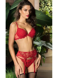 Soutien-gorge Coque Progressives Rouge DRESSING FLORAL -sous-vêtement boutique soutien gorge coque progressives rouge dressing floral 3