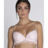 Soutien-gorge Coque Rose SUBLIME EN DENTELLE -sous-vêtement boutique soutien gorge coque rose sublime en dentelle