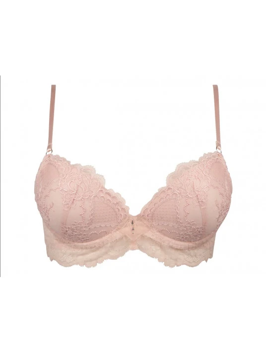 Soutien-gorge Coque Rose SUBLIME EN DENTELLE 6 Soutien-gorge Coque Rose SUBLIME EN DENTELLE – Image 4