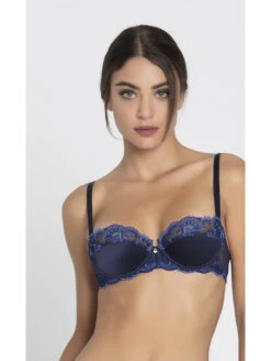 Soutien-gorge Corbeilles Bleu Bermudes SPLENDEUR SOIE 9 Soutien-gorge Corbeilles Bleu Bermudes SPLENDEUR SOIE -sous-vêtement boutique soutien gorge corbeilles bleu bermudes splendeur soie 3