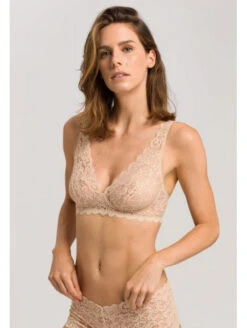 HANRO Soutien-gorge Dentelle Sans Armatures MOMENTS 9 HANRO Soutien-gorge Dentelle Sans Armatures MOMENTS -sous-vêtement boutique soutien gorge dentelle sans armatures moments 2