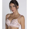 Soutien-gorge Emboitant Rose SUBLIME EN DENTELLE -sous-vêtement boutique soutien gorge emboitant rose sublime en dentelle