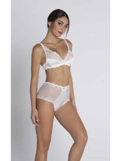 Meilleures ventes -sous-vêtement boutique soutien gorge glamour ecru splendeur soie 1