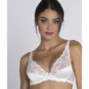 Soutien-gorge Glamour écru SPLENDEUR SOIE -sous-vêtement boutique soutien gorge glamour ecru splendeur soie