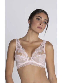Soutien-gorge Glamour Rose SUBLIME EN DENTELLE