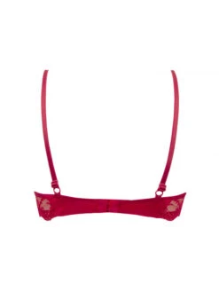 Soutien-gorge Glamour Rouge SPLENDEUR SOIE -sous-vêtement boutique soutien gorge glamour rouge splendeur soie 3