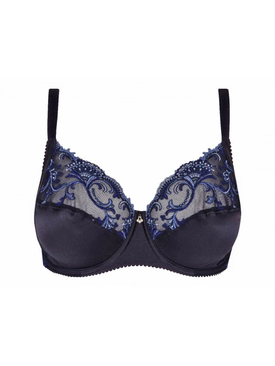 Soutien-gorge Grand Maintien Bleu Bermudes SPLENDEUR SOIE 5 Soutien-gorge Grand Maintien Bleu Bermudes SPLENDEUR SOIE – Image 3