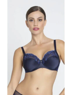 Soutien-gorge Grand Maintien Bleu Bermudes SPLENDEUR SOIE