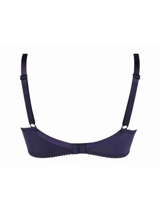 Soutien-gorge Grand Maintien Bleu Bermudes SPLENDEUR SOIE 6 Soutien-gorge Grand Maintien Bleu Bermudes SPLENDEUR SOIE – Image 4