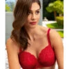Soutien-gorge Grand Maintien Rouge SPLENDEUR SOIE 2 Soutien-gorge Grand Maintien Rouge SPLENDEUR SOIE -sous-vêtement boutique soutien gorge grand maintien rouge splendeur soie