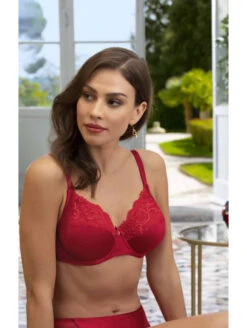 Soutien-gorge Grand Maintien Rouge SPLENDEUR SOIE 9 Soutien-gorge Grand Maintien Rouge SPLENDEUR SOIE -sous-vêtement boutique soutien gorge grand maintien rouge splendeur soie 3