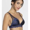 Soutien-gorge Sans Armatures Bleu Bermudes SPLENDEUR SOIE 2 Soutien-gorge Sans Armatures Bleu Bermudes SPLENDEUR SOIE -sous-vêtement boutique soutien gorge sans armatures bleu bermudes splendeur soie