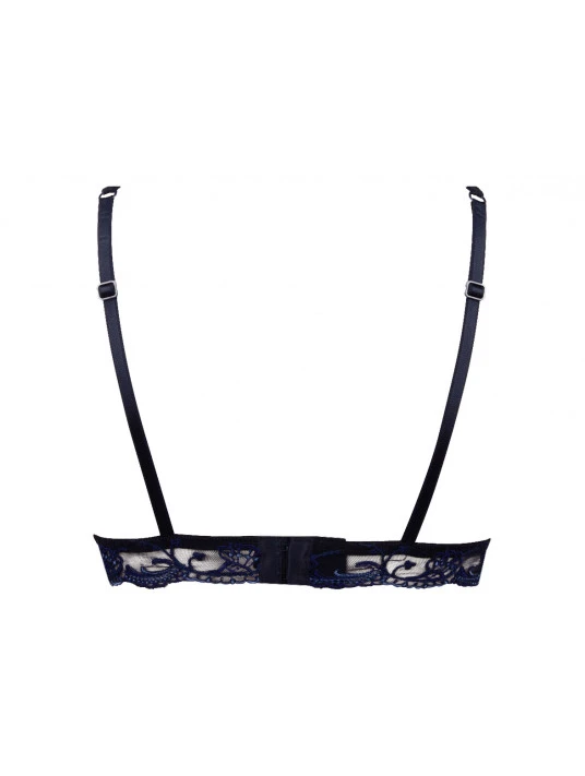 Soutien-gorge Sans Armatures Bleu Bermudes SPLENDEUR SOIE 6 Soutien-gorge Sans Armatures Bleu Bermudes SPLENDEUR SOIE – Image 4